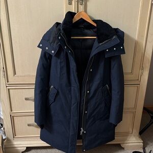 Mackage Dark Blue Puffer Jacket